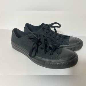 Converse All Star black sneakers shoes flats size women’s 7 Men’s 5